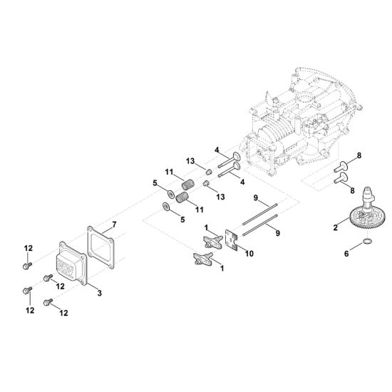 Picture of H - Albero a camme e valvole EVC 200.1 (EVC200-0002)
